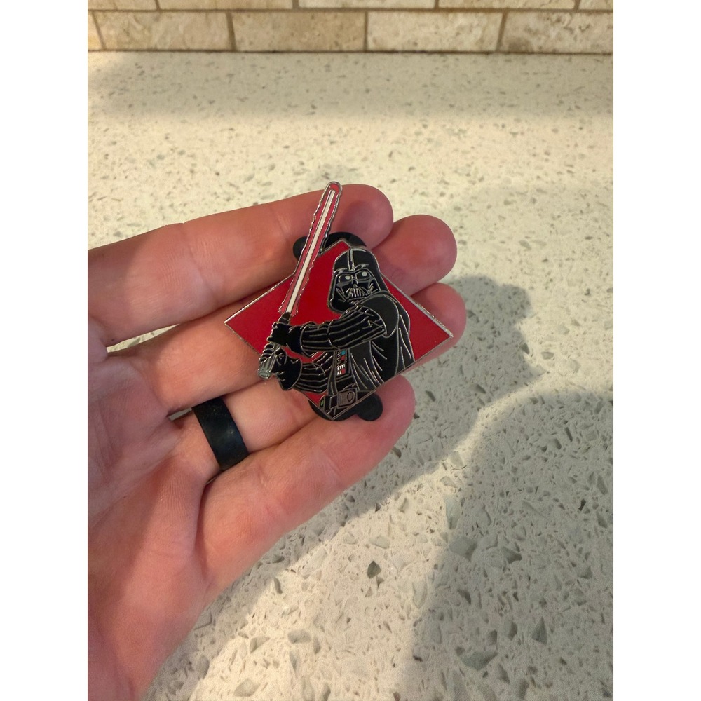 Disney Star Wars Darth Vader Lightsaber Red Diamond Pin